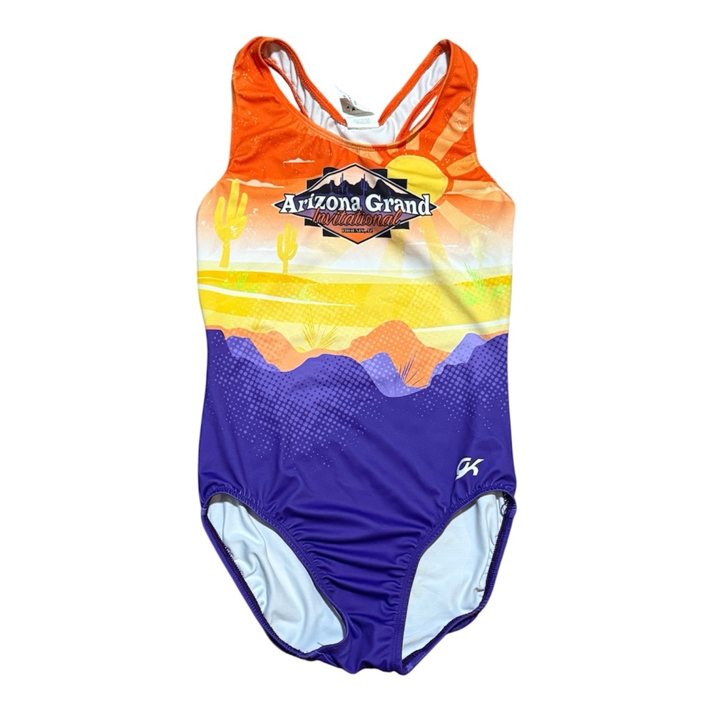NWT GK Elite AM Arizona Grand Invitational Gymnastics Leotard